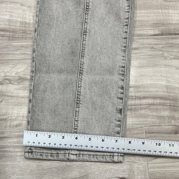 a.n.a High Rise Slim Straight Leg Fitted hip & Thigh Olive Taupe Jeans Size 18 - Picture 6 of 11
